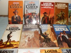 Louis Lamour Western Action Adventure Lot of 17 Paperback books 1971-1990