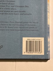 Let’s Keep Christmas By Peter Marshall – Vintage 1981 HC