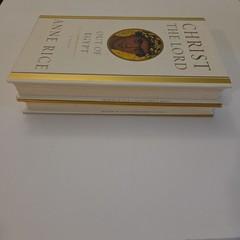 Anne Rice Christ the Lord Out of Egypt & Road to Cana Book Lot DJ/HC~ VG