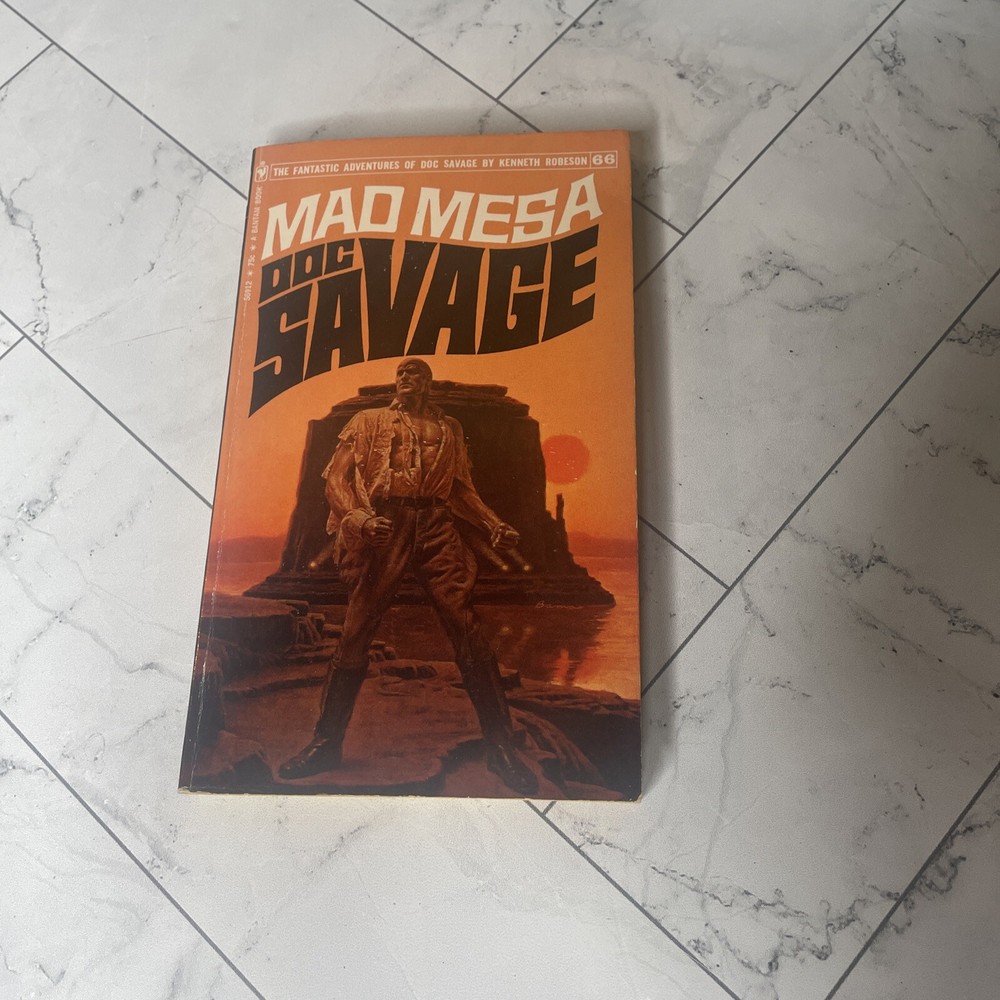 Doc Savage #66 Mad Mesa by Kenneth Robeson paperback book Bantam 1972