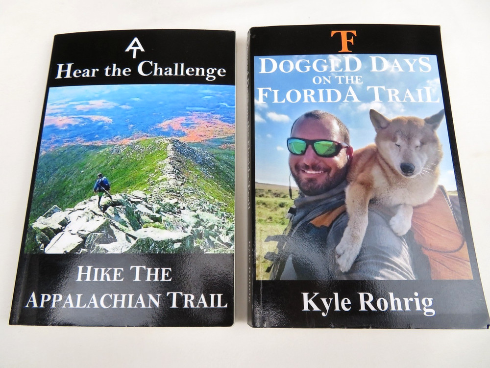 Kyle Rohrig Signed Book Lot Hike The Appalachian Trail Dogged Days Florida Trail