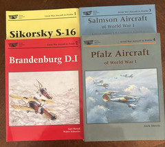 Pfalz Aircraft Salmson Bradenberg Sikorsky Great War Aircraft In Profile 4 books