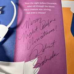 Set SIGNED Robert Sabuda Night Before Christmas Pop-up Book 1st Ed 2002 Pristine