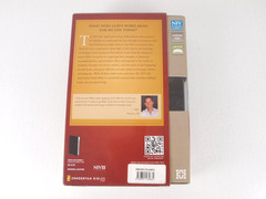 Zondervan NIV Life Application Study Bible Indexed Black Leather 1984 2011 USA
