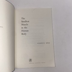 The Smallest Muscle in the Human Body Alberto Rios Poetry Book PB Copper Canyon