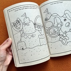 READ Lot Of 3 Vintage 2000s Blue’s Clues Coloring & Activity Books Stickers Used