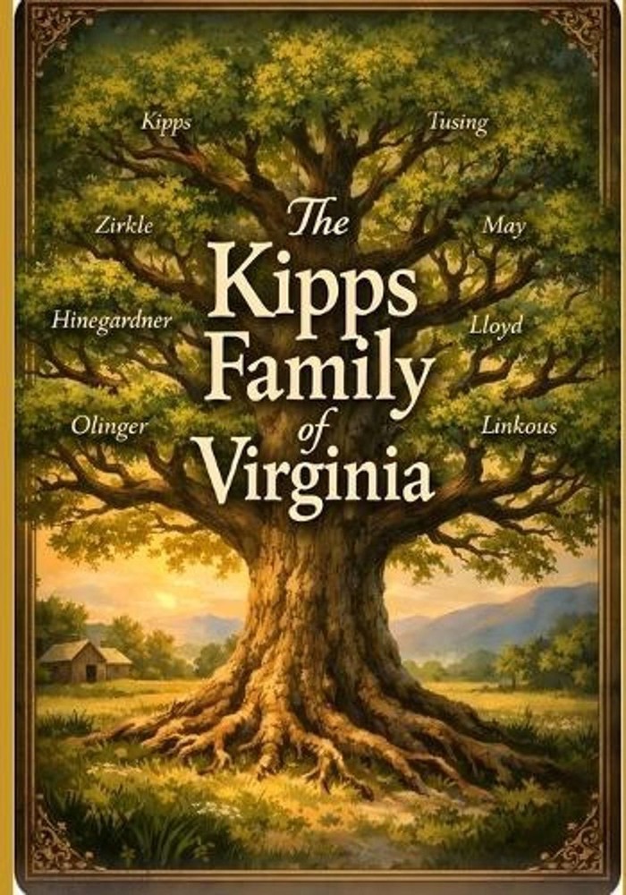 The Kipps Family of Virginia: Volume One by Kenneth Lee Canter Dabbs Paperback B