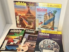 Vintage Nibble Apple Magazine Computer Magazines Lot