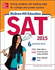 McGraw-Hill Education SAT 2015 Paperback Mark, Black, Christopher