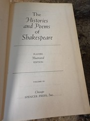 The Comedies Tragedies Histories of Shakespeare Player’s Edition 3 Volume Set