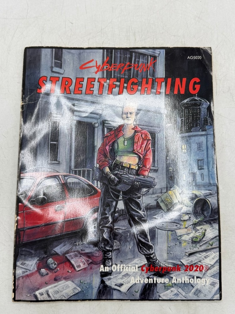 Cyberpunk Streetfighting Atlas Games 1993 RPG Adventure Anthology