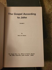 GOSPEL ACCORDING TO JOHN Vol I-III Gospel Hour HB Book Set 1968 Oliver Greene