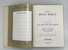 HOLY BIBLE HARDCOVER FAUX LEATHER BOUND ENGLISH RELIGIOUS