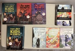 2 Box Sets/6 Books: Last Kids on Earth Max Brallier & Neil Gaiman Graveyard/Milk