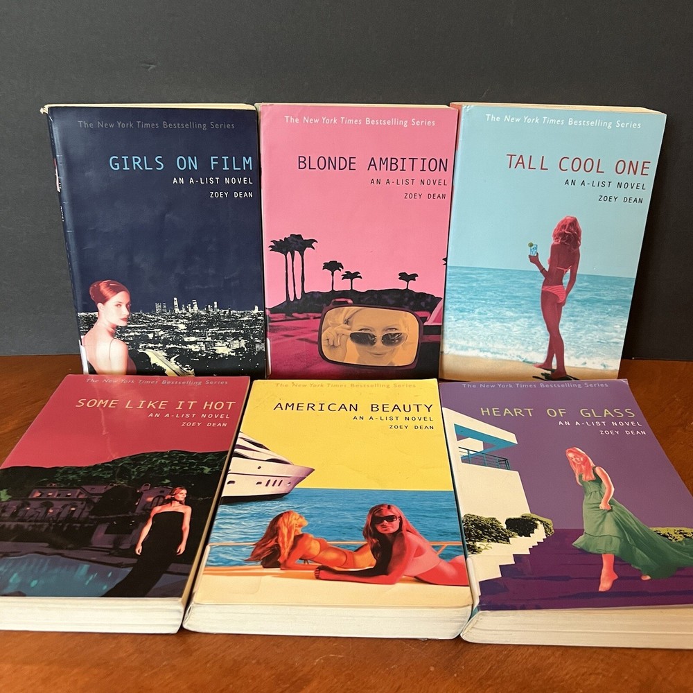 Lot: Zoey Dean The A-List Series Books 2 3 4 6 7 8 Girls on Film Blonde Ambition