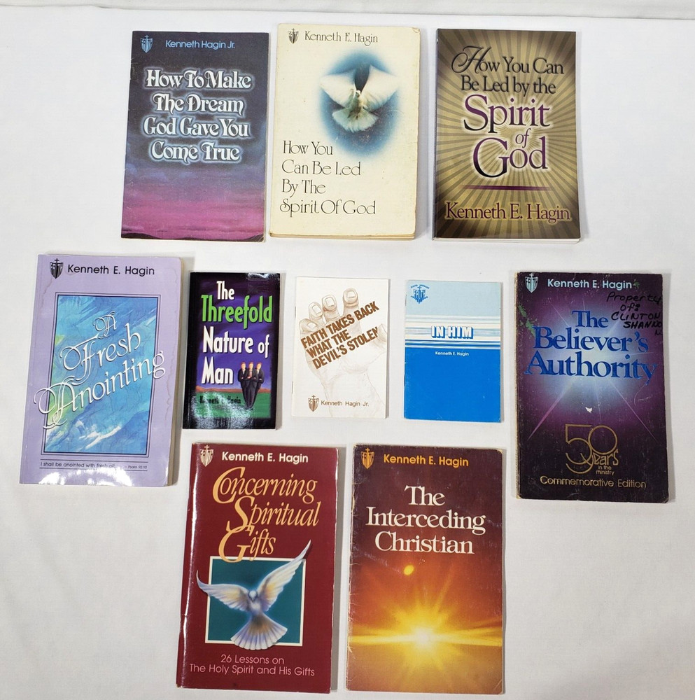 Kenneth E Hagin Ministries Books Lot 10 Vintage Christian Faith Library Booklets