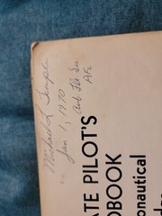 1965 Private Pilots Handbook AC 61-23 Aeronautical Knowledge 174 Pages Pre-owned