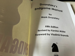 Dvoretsky’s Endgame Manual – 5th Edition – Mark Dvoretsky 2020 Paperback