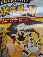 Legendary Pokémon The Essential Guide Sinnoh Edition Scholastic Book