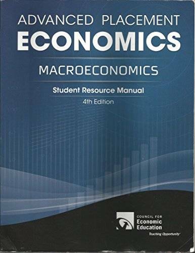 Advanced Placement Economics: Macroeconomics, Student Res – VERY GOOD