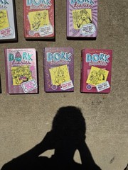 Lot Of 9 Dork Diaries Books By Rachel Renee Russell – 8 Hardcover, 1 Paperback