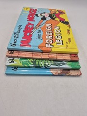 Lot Of 4 Vintage Large Hardcover Disney Comic Books 1980s Read & See Images