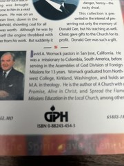 Pentecostal Experience: The Writings of Donald Gee: *signed By David Womack*