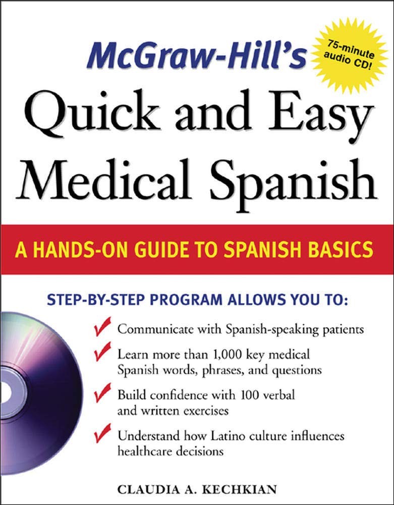 McGraw-Hill’s Quick and Easy Medical Spanish w/Audio CD