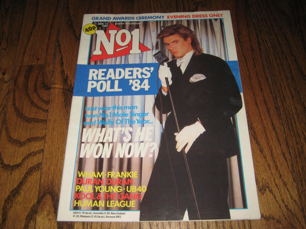 No 1 Magazine Dec 84 Duran Duran Wham Paul Young