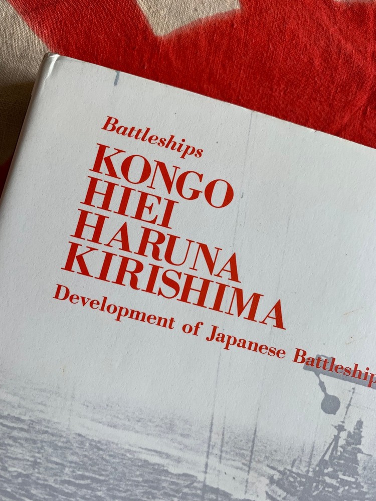 JAPANESE BATTLESHIPS MARU PICTORIAL HC KONGO HIEI HARUNA KIRISHIMA Free US Mail