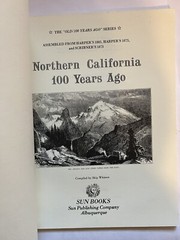 Northern California 100 Years Ago Skip Whitson 1976 Paperback