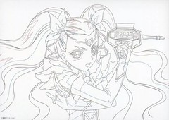 Yes PreCure 5GoGo Milky Rose Illustration Board from Japan 11.7×8.3 in
