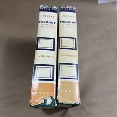 Vintage Fremont Pathmarker Of The West Allan Nevins 2 Vol Green HC Ungar USA