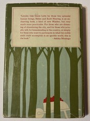 Living The Good Life by Helen and Scott Nearing 1970 Vintage HC Book 2nd Print