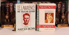 2 LOTS T.E LAWRENCE THE SELECTED LETTERS AND THE BIOGRAPHY OF T.E LAWRENCE HC VG