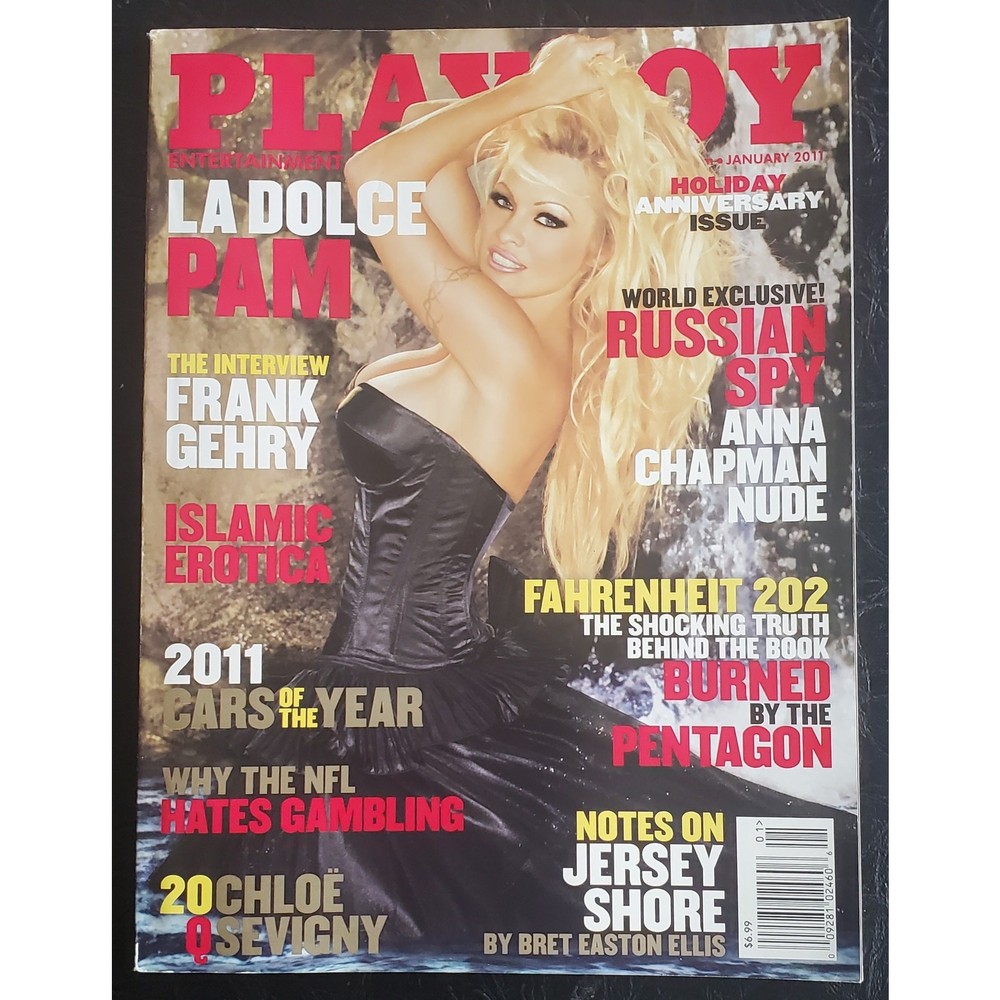 PLAYBOY – January, 2011 PAMELA ANDERSON (Playmate ANNA SOPHIA BERGLUND)