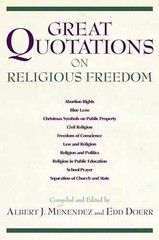 Great Quotations on Religious – Paperback, by Menendez Albert J.; – Very Good