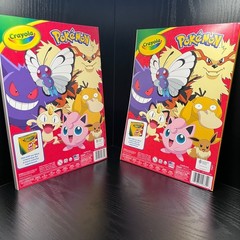 Pokémon Coloring Book Bundle Set of 6 – Crayola, Bendon, Scholastic
