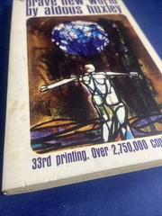 Brave New World Aldous Huxley 1966 33rd Printing Bantam Classic Dystopian SC206