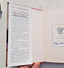 Guns, Freedom, Terrorism Wayne LaPierre 2003 Signed 2nd Amendment WND Books