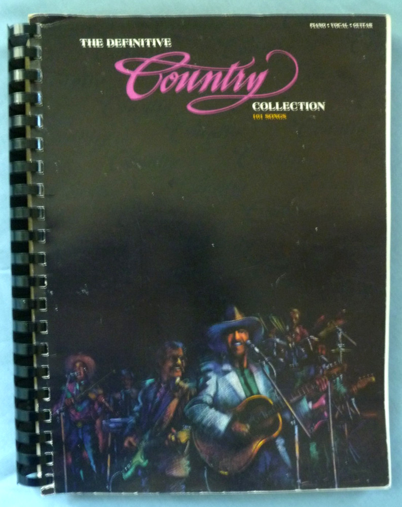 THE DEFINITIVE COUNTRY COLLECTION 1992, 101 SONGS, 368 PAGES, PIANO/VOCAL/GUITAR