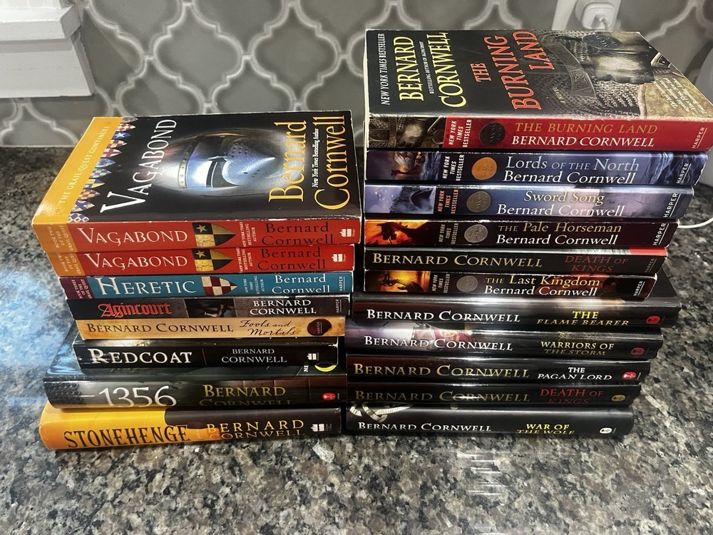 Lot of 11 The Last Kingdom Series Saxon Books by Bernard Cornwell PB/HC 8 Plus