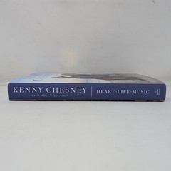 SIGNED Kenny Chesney Book – Heart Life Music (1st/1st HC, 2025, HOF) Autographed