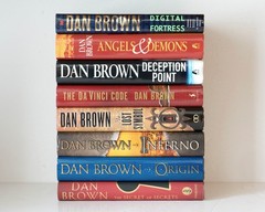 Dan Brown Complete Lot of 8 Set HARDCOVER Books Robert Langdon Series (#1-6)
