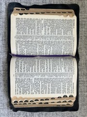 National Bible Press Holy Bible ☆ Old And New Testament Pronouncing Red Letter