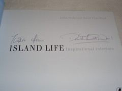 Island Life Inspirational Interiors SIGNED India Hicks David Flint Wood Book