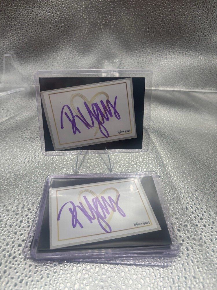 Rebecca Yarros Clear Heart Signed Self Adhesive Bookplate Autograph