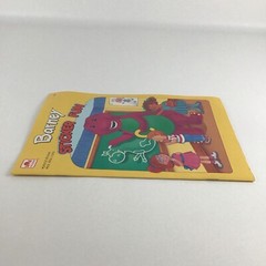Barney & Friends Sticker Fun Book Lick Stick Coloring Vintage 1993 Lyons NEW