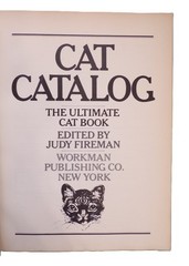 „Cat Catalog”, The Ultimate Cat Book, Large „Very Good” 1st Ed. Book, 352 pages