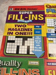 Kappa Fill-It-Ins Puzzle Magazine Lot Of 9